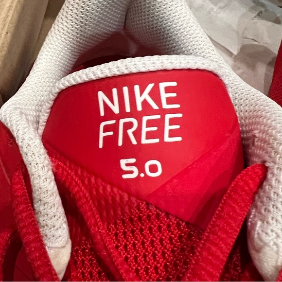 NIKE FREE TRAINER red/wht - Picture 5 of 6